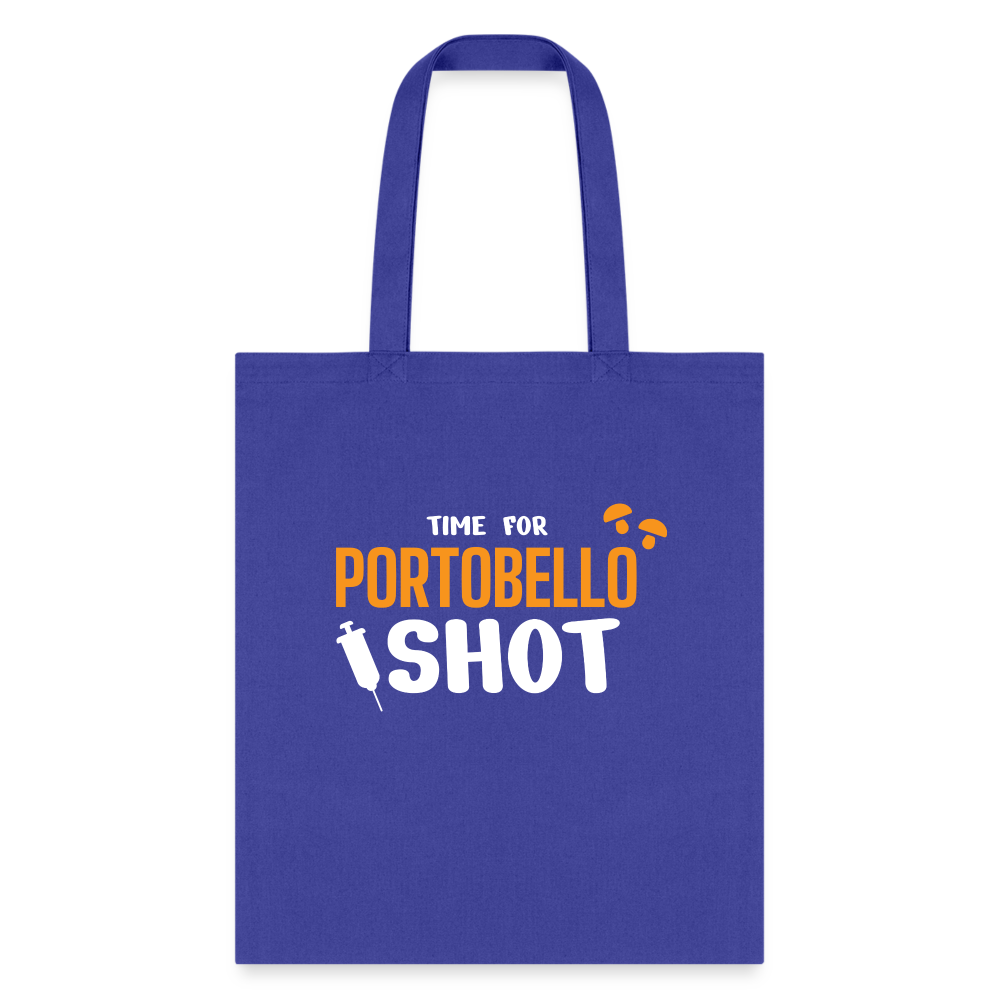 Time for Portobello shot Tote Bag-Tote Bag | Q-Tees Q800-I love Veterinary