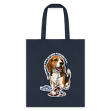 Nice catheter! Cotton Tote Bag-Tote Bag | Q-Tees Q800-I love Veterinary