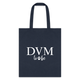 DVM to be Cotton Tote Bag-Tote Bag | Q-Tees Q800-I love Veterinary