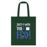 Just go with the Flo! Tote Bag-Tote Bag | Q-Tees Q800-I love Veterinary