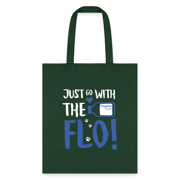 Just go with the Flo! Tote Bag-Tote Bag | Q-Tees Q800-I love Veterinary