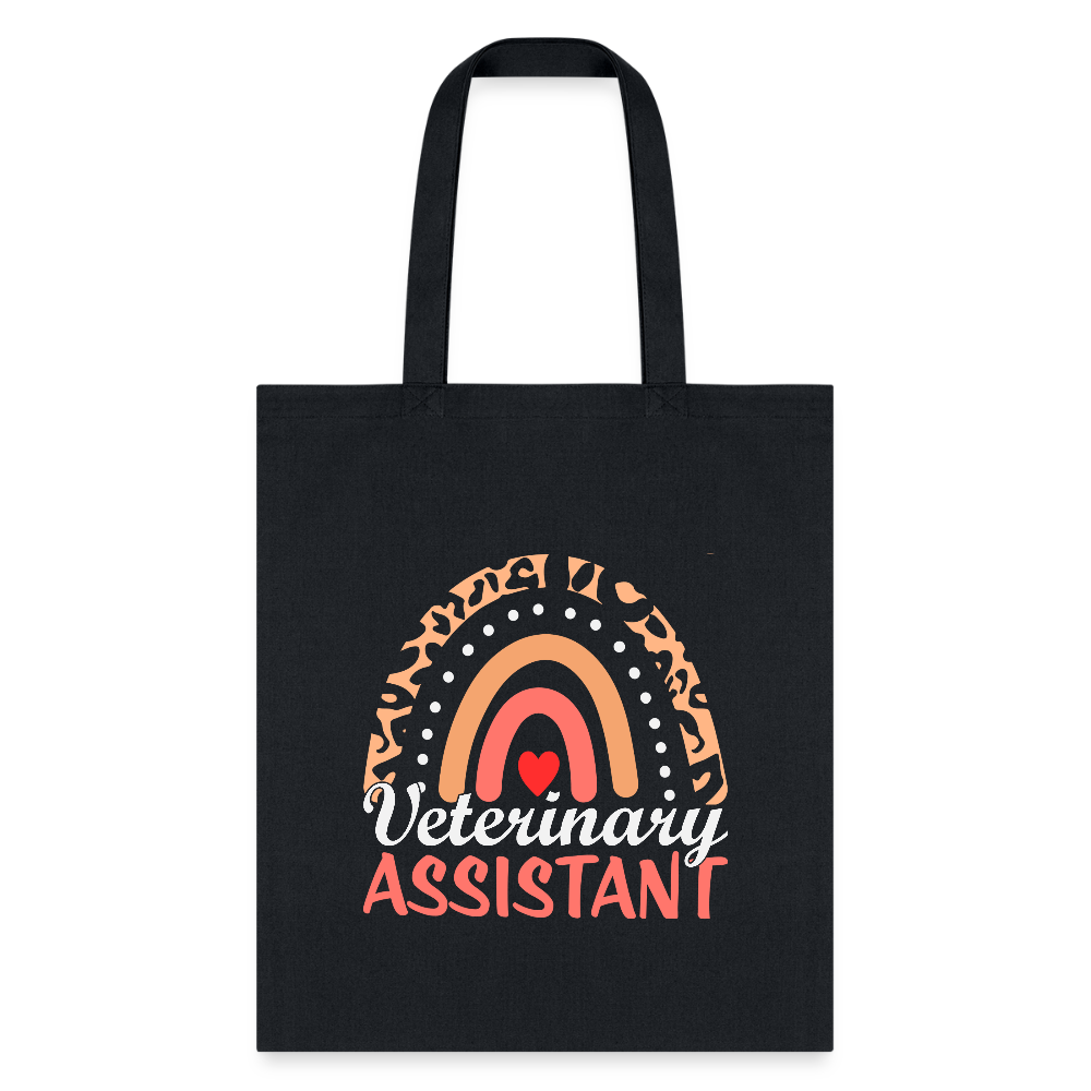 Veterinary Assistant Heart Tote Bag-Tote Bag | Q-Tees Q800-I love Veterinary