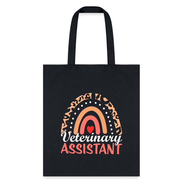 Veterinary Assistant Heart Tote Bag-Tote Bag | Q-Tees Q800-I love Veterinary