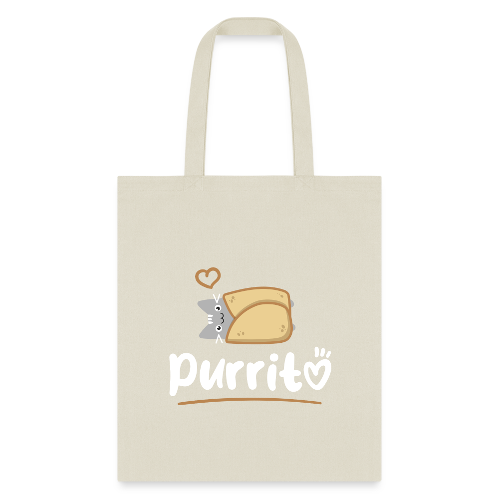 Purritto Tote Bag-Tote Bag | Q-Tees Q800-I love Veterinary