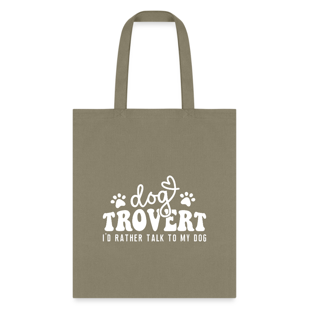 I'd rather talk to my Dog Tote Bag-Tote Bag | Q-Tees Q800-I love Veterinary