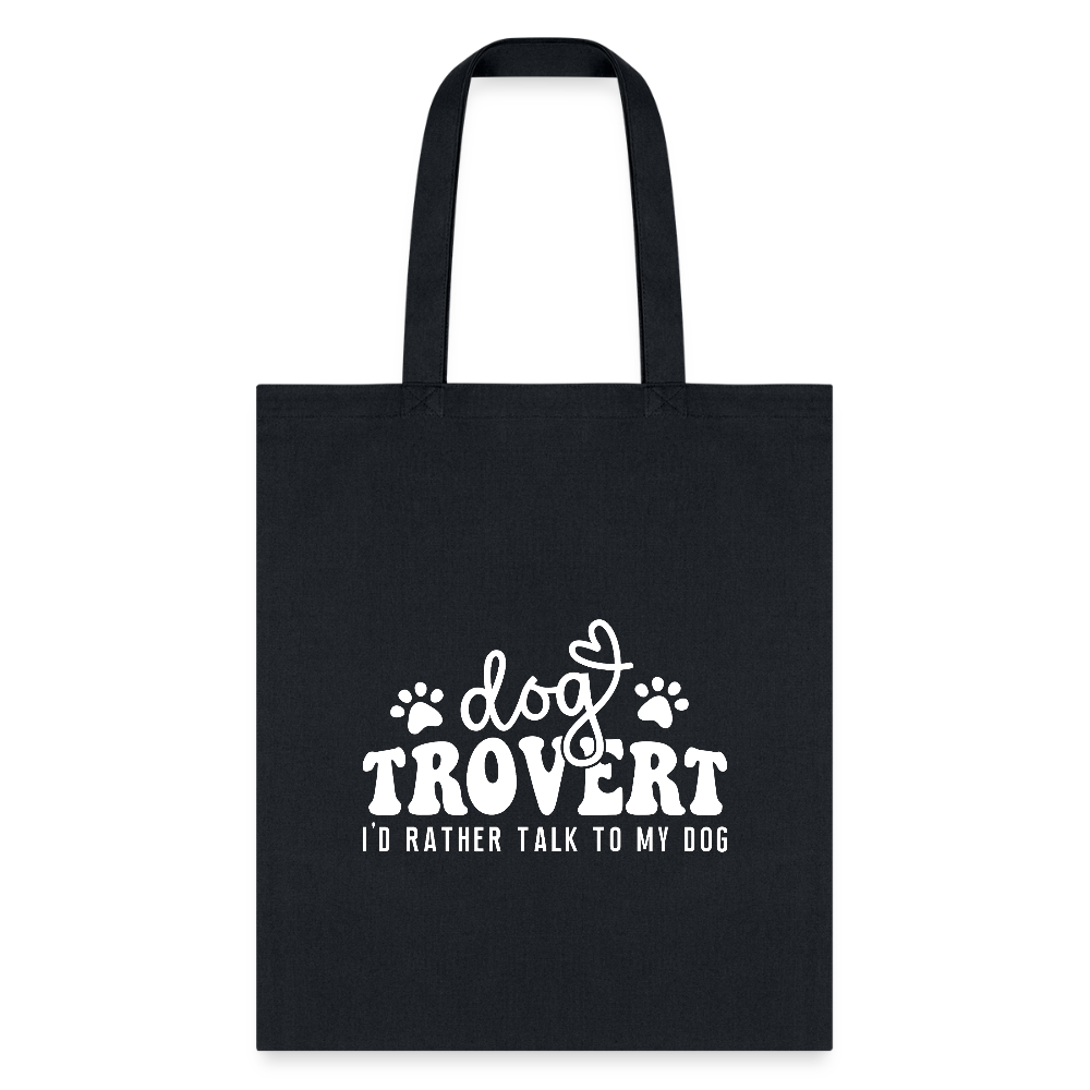 I'd rather talk to my Dog Tote Bag-Tote Bag | Q-Tees Q800-I love Veterinary
