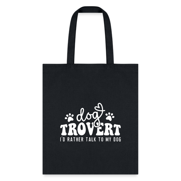I'd rather talk to my Dog Tote Bag-Tote Bag | Q-Tees Q800-I love Veterinary