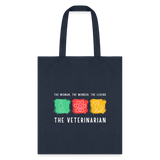 The woman, the wonder, the legend - the Veterinarian Tote Bag-Tote Bag | Q-Tees Q800-I love Veterinary