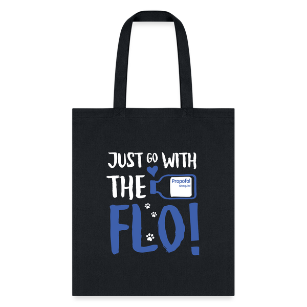 Just go with the Flo! Tote Bag-Tote Bag | Q-Tees Q800-I love Veterinary