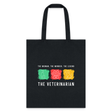 The woman, the wonder, the legend - the Veterinarian Tote Bag-Tote Bag | Q-Tees Q800-I love Veterinary