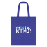 Where is your buthole Tote Bag-Tote Bag | Q-Tees Q800-I love Veterinary