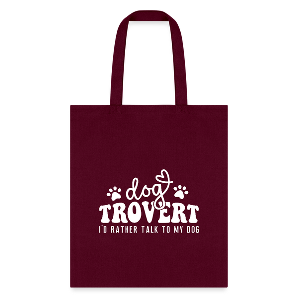 I'd rather talk to my Dog Tote Bag-Tote Bag | Q-Tees Q800-I love Veterinary