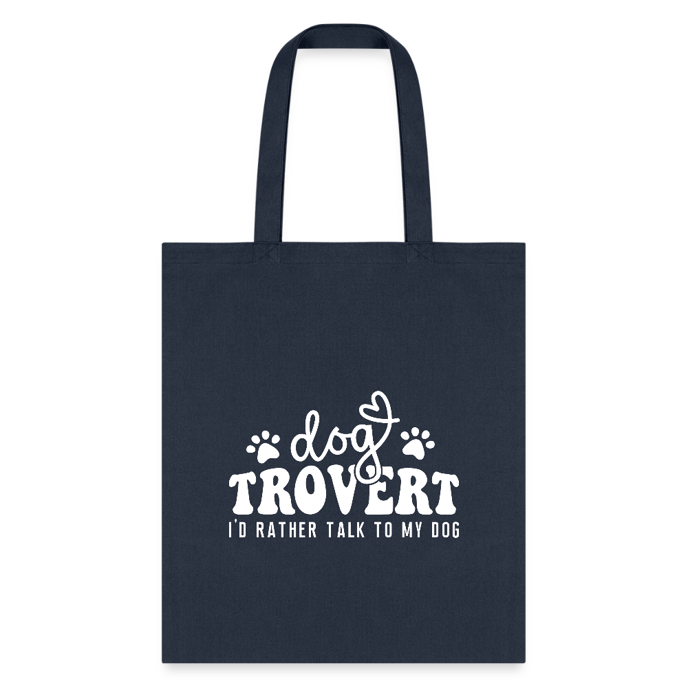 I'd rather talk to my Dog Tote Bag-Tote Bag | Q-Tees Q800-I love Veterinary