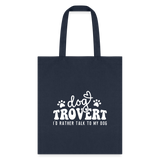 I'd rather talk to my Dog Tote Bag-Tote Bag | Q-Tees Q800-I love Veterinary