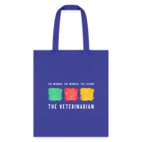 The woman, the wonder, the legend - the Veterinarian Tote Bag-Tote Bag | Q-Tees Q800-I love Veterinary