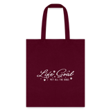 Pet All The Dogs Tote Bag-Tote Bag | Q-Tees Q800-I love Veterinary