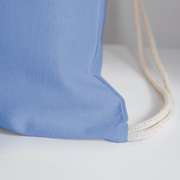 Dog heartbeat - Drawstring Bag-Cotton Drawstring Bag | Q-Tees Q4500-I love Veterinary