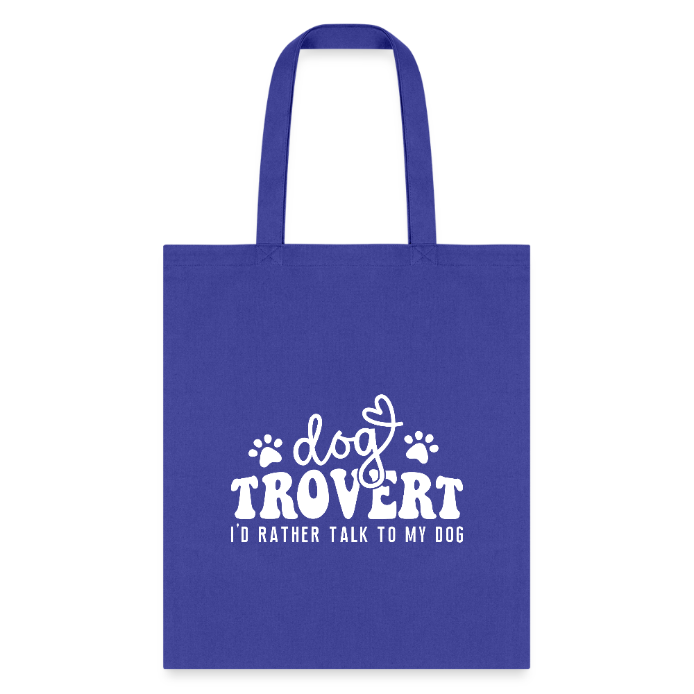 I'd rather talk to my Dog Tote Bag-Tote Bag | Q-Tees Q800-I love Veterinary