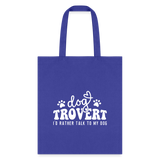 I'd rather talk to my Dog Tote Bag-Tote Bag | Q-Tees Q800-I love Veterinary