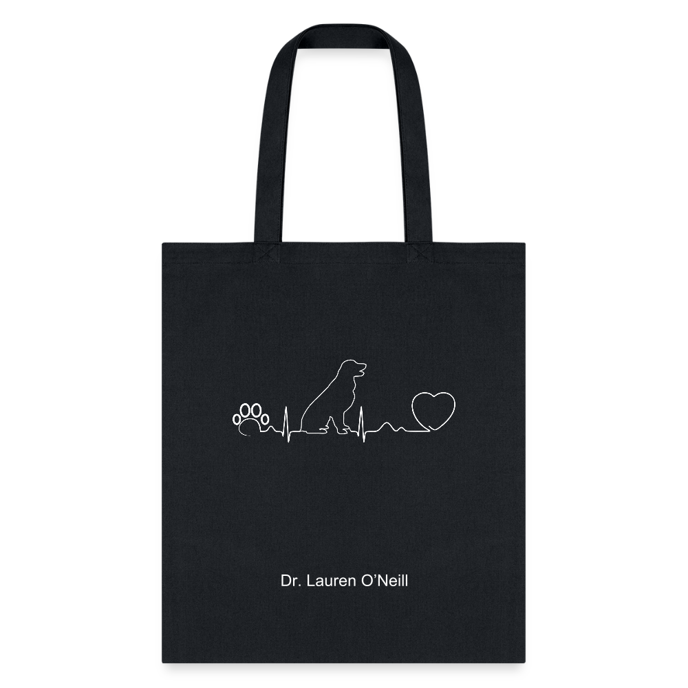 #Custom order #3684483390 dog pulse-Tote Bag | Q-Tees Q800-I love Veterinary