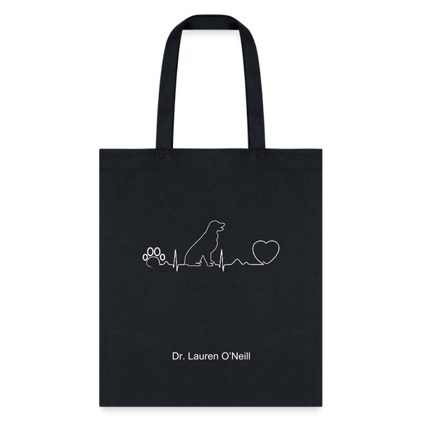 #Custom order #3684483390 dog pulse-Tote Bag | Q-Tees Q800-I love Veterinary