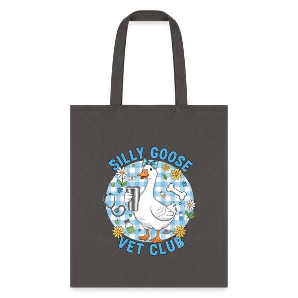 Silly Goose Vet Club Tote Bag-Tote Bag | Q-Tees Q800-I love Veterinary