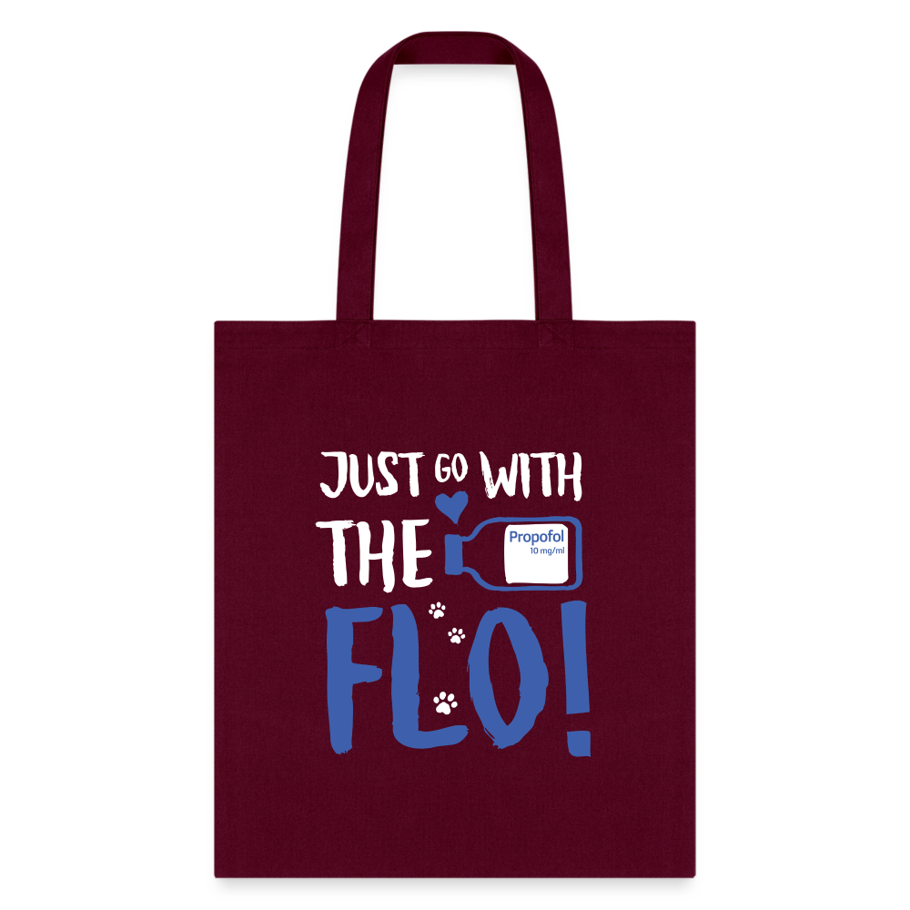 Just go with the Flo! Tote Bag-Tote Bag | Q-Tees Q800-I love Veterinary