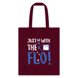 Just go with the Flo! Tote Bag-Tote Bag | Q-Tees Q800-I love Veterinary