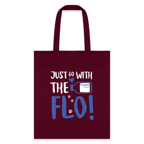 Just go with the Flo! Tote Bag-Tote Bag | Q-Tees Q800-I love Veterinary