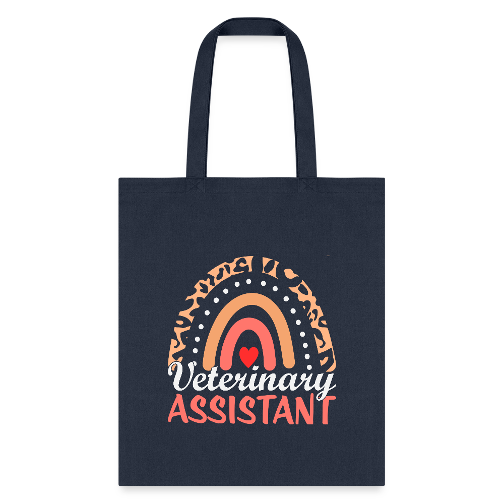 Veterinary Assistant Heart Tote Bag-Tote Bag | Q-Tees Q800-I love Veterinary