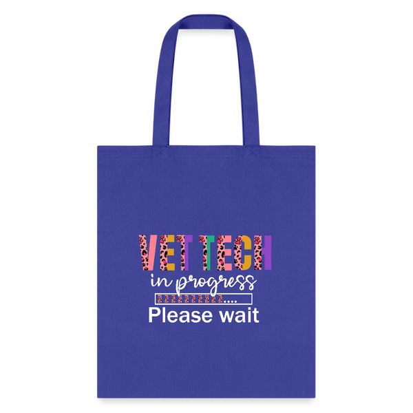 Vet Tech in Progress... Tote Bag-Tote Bag | Q-Tees Q800-I love Veterinary