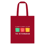 The woman, the wonder, the legend - the Veterinarian Tote Bag-Tote Bag | Q-Tees Q800-I love Veterinary