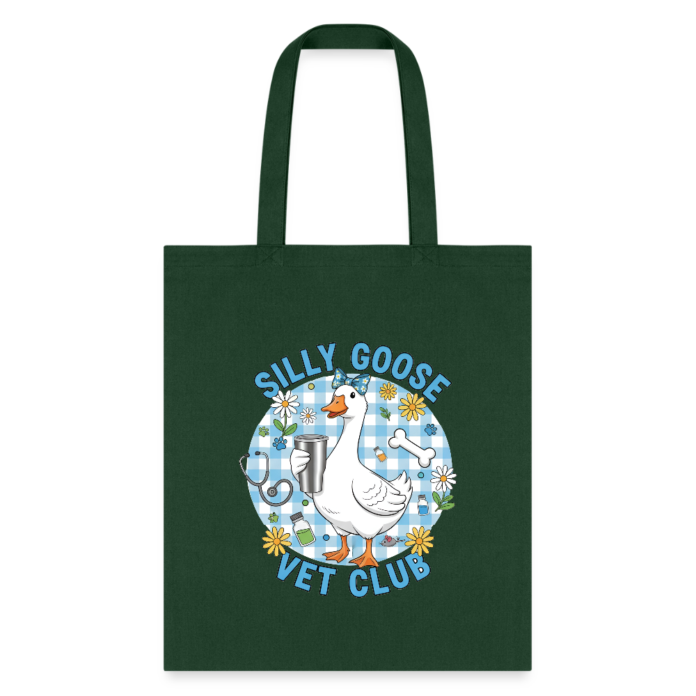 Silly Goose Vet Club Tote Bag-Tote Bag | Q-Tees Q800-I love Veterinary