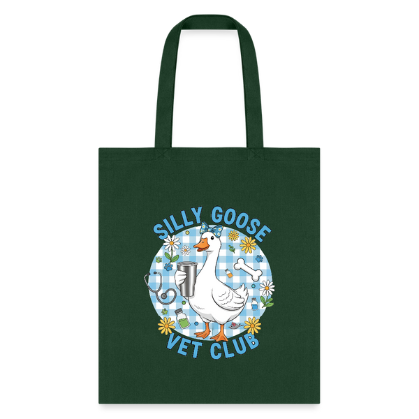 Silly Goose Vet Club Tote Bag-Tote Bag | Q-Tees Q800-I love Veterinary