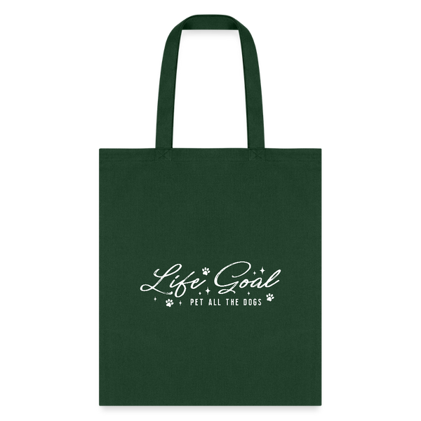 Pet All The Dogs Tote Bag-Tote Bag | Q-Tees Q800-I love Veterinary