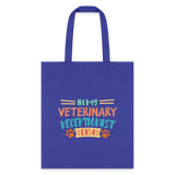 Veterinary receptionist ERA Cotton Tote Bag-Tote Bag | Q-Tees Q800-I love Veterinary