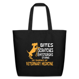 50 Shades of Veterinary Medicine Eco-Friendly Cotton Tote-Eco-Friendly Cotton Tote-I love Veterinary