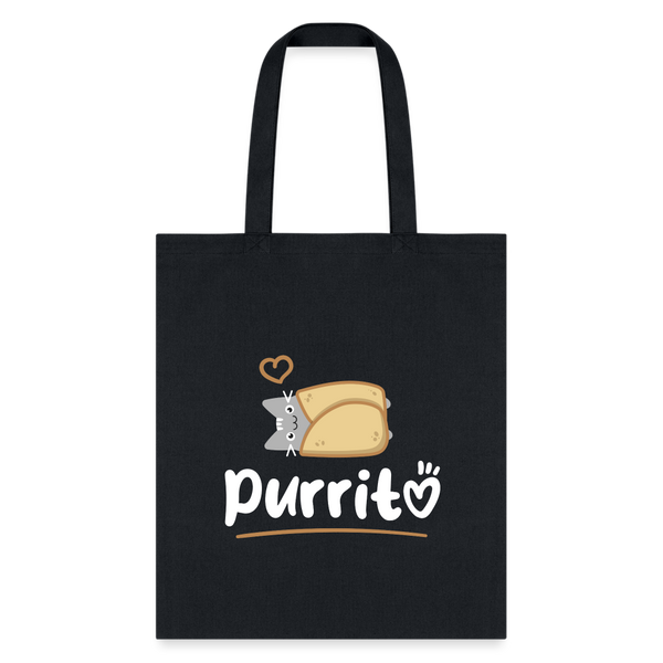 Purritto Tote Bag-Tote Bag | Q-Tees Q800-I love Veterinary