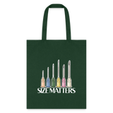 Size matters Cotton Tote Bag-Tote Bag | Q-Tees Q800-I love Veterinary