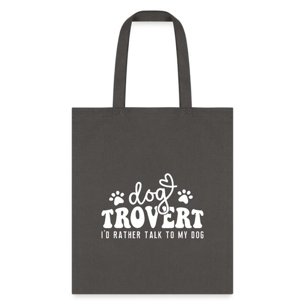 I'd rather talk to my Dog Tote Bag-Tote Bag | Q-Tees Q800-I love Veterinary