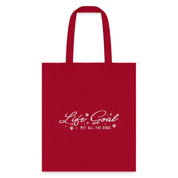 Pet All The Dogs Tote Bag-Tote Bag | Q-Tees Q800-I love Veterinary