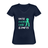 Until every cage is empty Women's V-Neck T-Shirt-Women's V-Neck T-Shirt | Fruit of the Loom L39VR-I love Veterinary