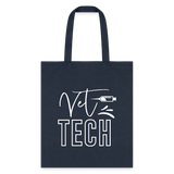 Vet Tech Needle Tote Bag-Tote Bag | Q-Tees Q800-I love Veterinary