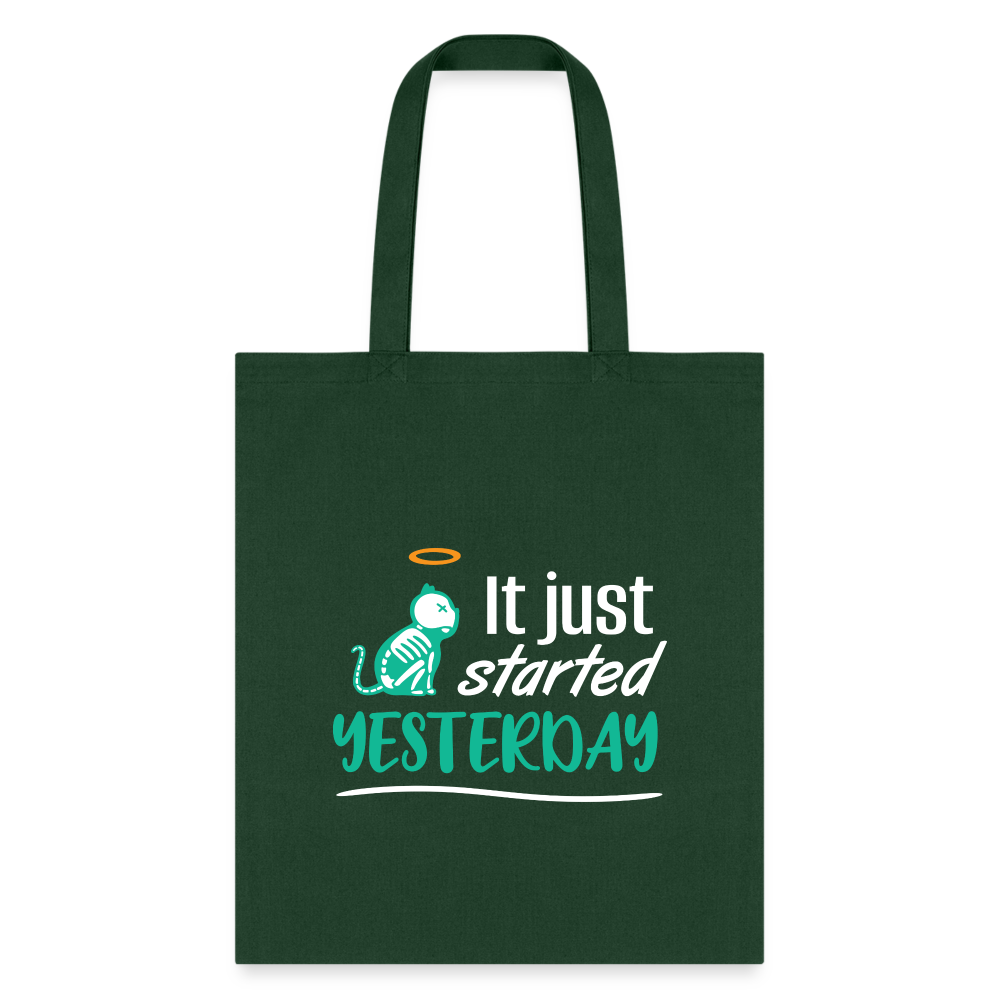 It just started yesterday Tote Bag-Tote Bag | Q-Tees Q800-I love Veterinary