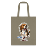Nice catheter! Cotton Tote Bag-Tote Bag | Q-Tees Q800-I love Veterinary