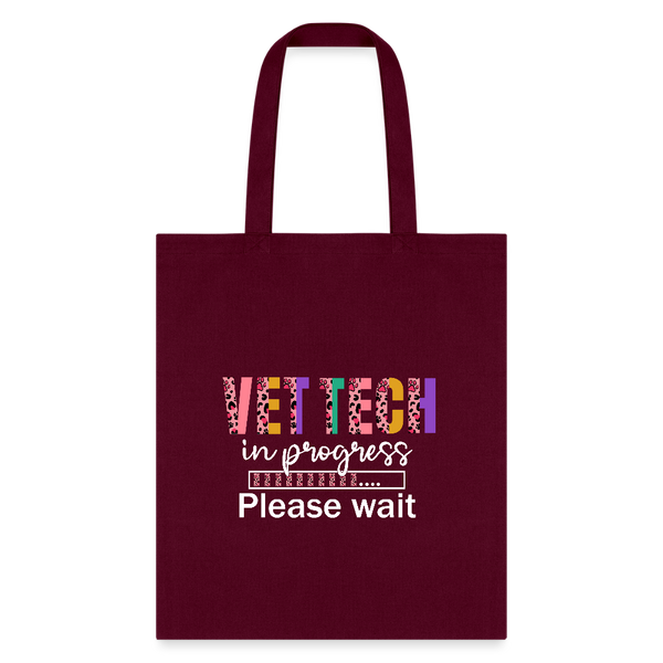 Vet Tech in Progress... Tote Bag-Tote Bag | Q-Tees Q800-I love Veterinary