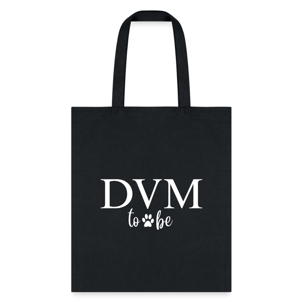 DVM to be Cotton Tote Bag-Tote Bag | Q-Tees Q800-I love Veterinary