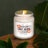 Veterinary Receptionist's last nerve (Orange) Scented Soy Candle-Candles-I love Veterinary