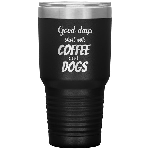Coffee and dogs Tumbler-Tumblers-I love Veterinary
