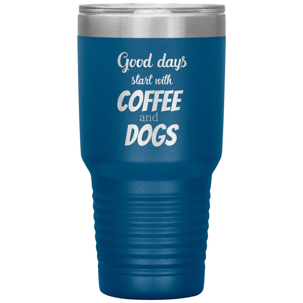 Coffee and dogs Tumbler-Tumblers-I love Veterinary